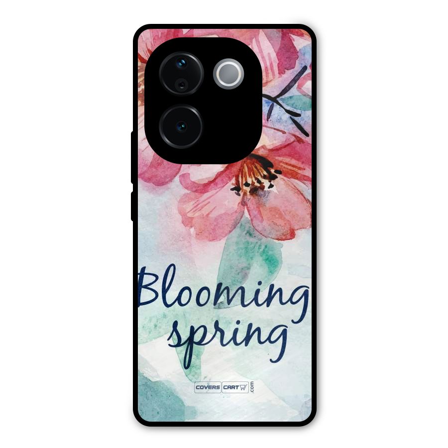 Blooming Spring Metal Back Case for iQOO Z9s Pro