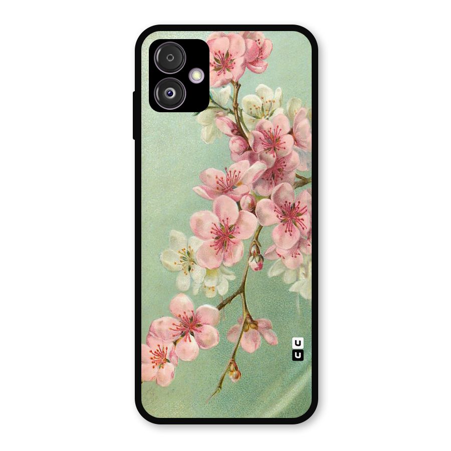 Blossom Cherry Design Metal Back Case for Galaxy F14