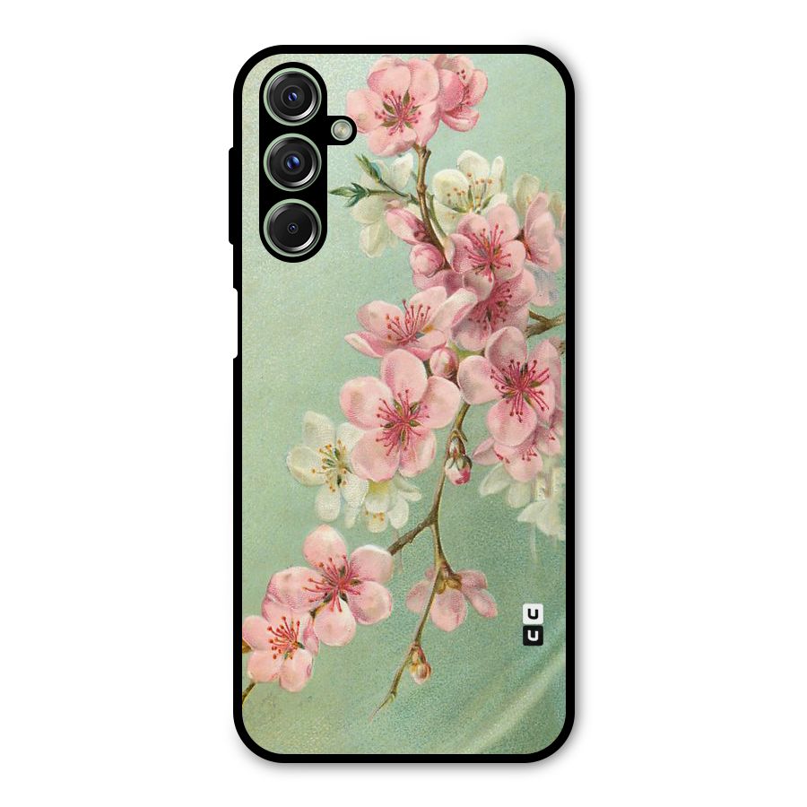 Blossom Cherry Design Metal Back Case for Galaxy F34
