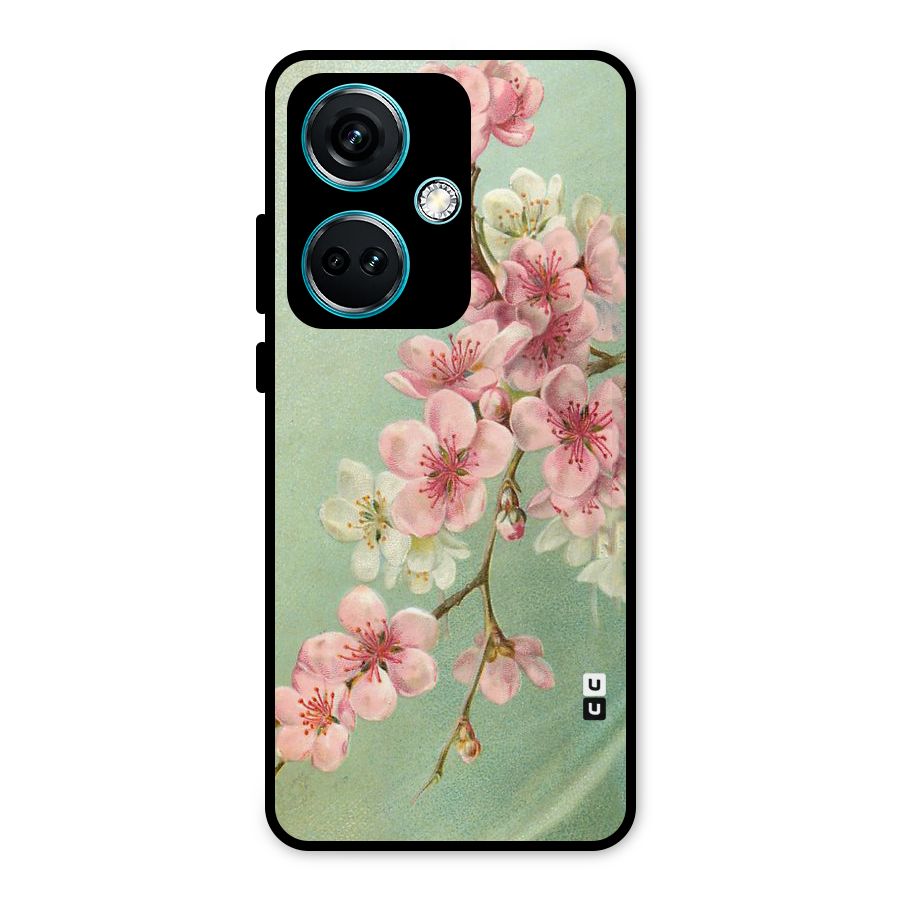 Blossom Cherry Design Metal Back Case for OnePlus Nord CE 3 5G