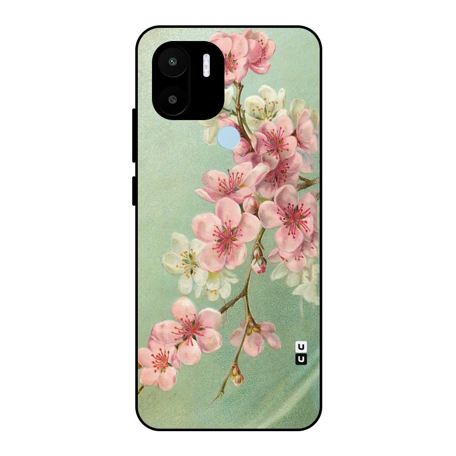 Blossom Cherry Design Metal Back Case for Redmi A2+