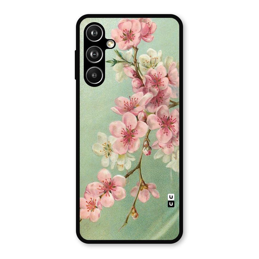 Blossom Cherry Design Metal Back Case for Samsung Galaxy M54