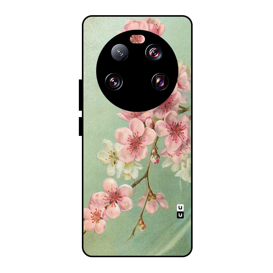 Blossom Cherry Design Metal Back Case for Xiaomi 13 Ultra
