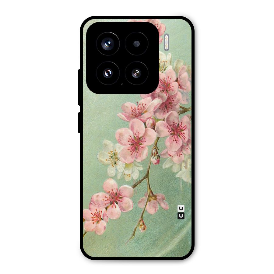 Blossom Cherry Design Metal Back Case for Xiaomi 15