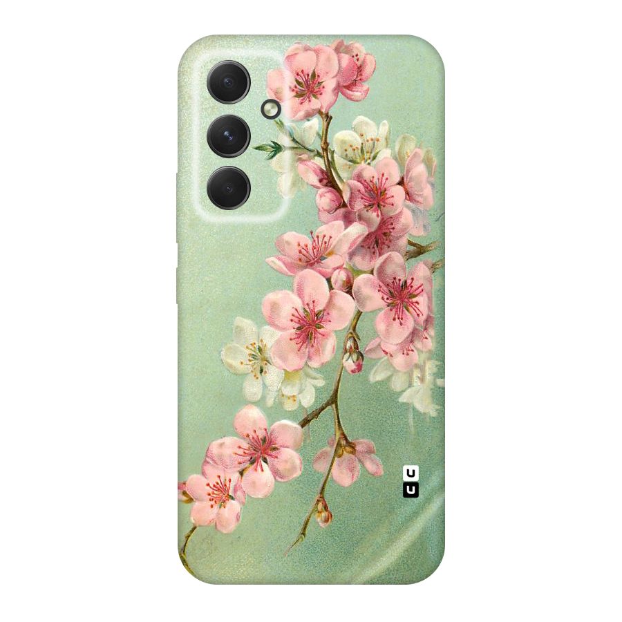 Blossom Cherry Design Original Polycarbonate Back Case for Galaxy A54