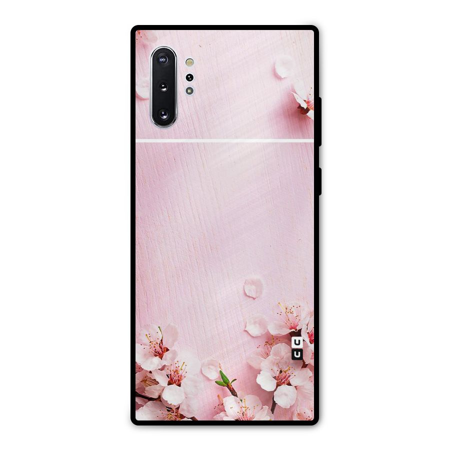 Blossom Frame Pink Metal Back Case for Galaxy Note 10 Plus