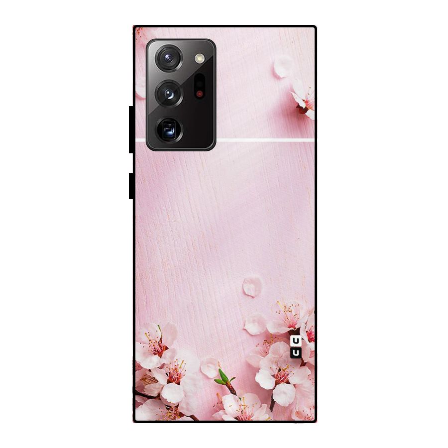 Blossom Frame Pink Metal Back Case for Galaxy Note 20 Ultra
