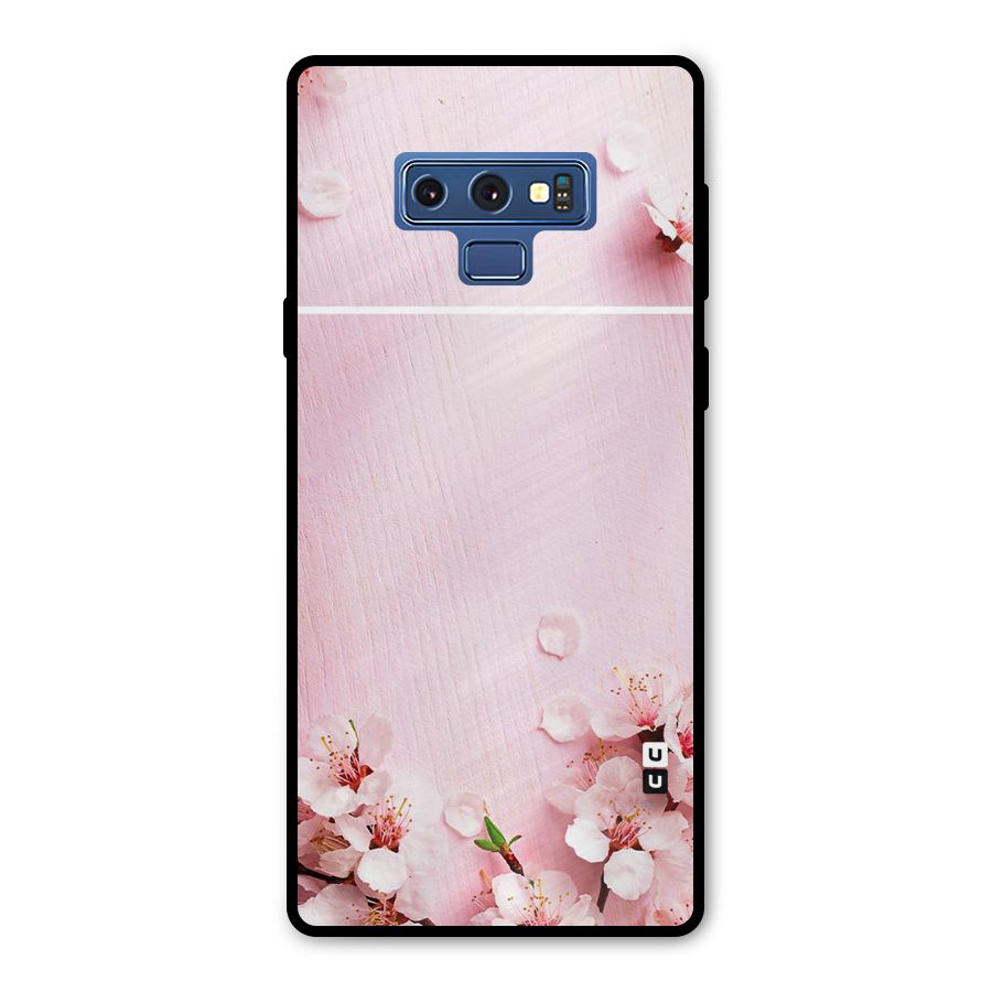 Blossom Frame Pink Metal Back Case for Galaxy Note 9