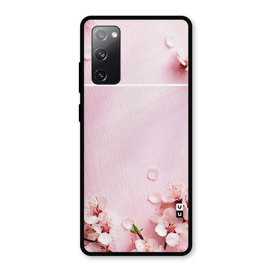 Blossom Frame Pink Metal Back Case for Galaxy S20 FE 5G