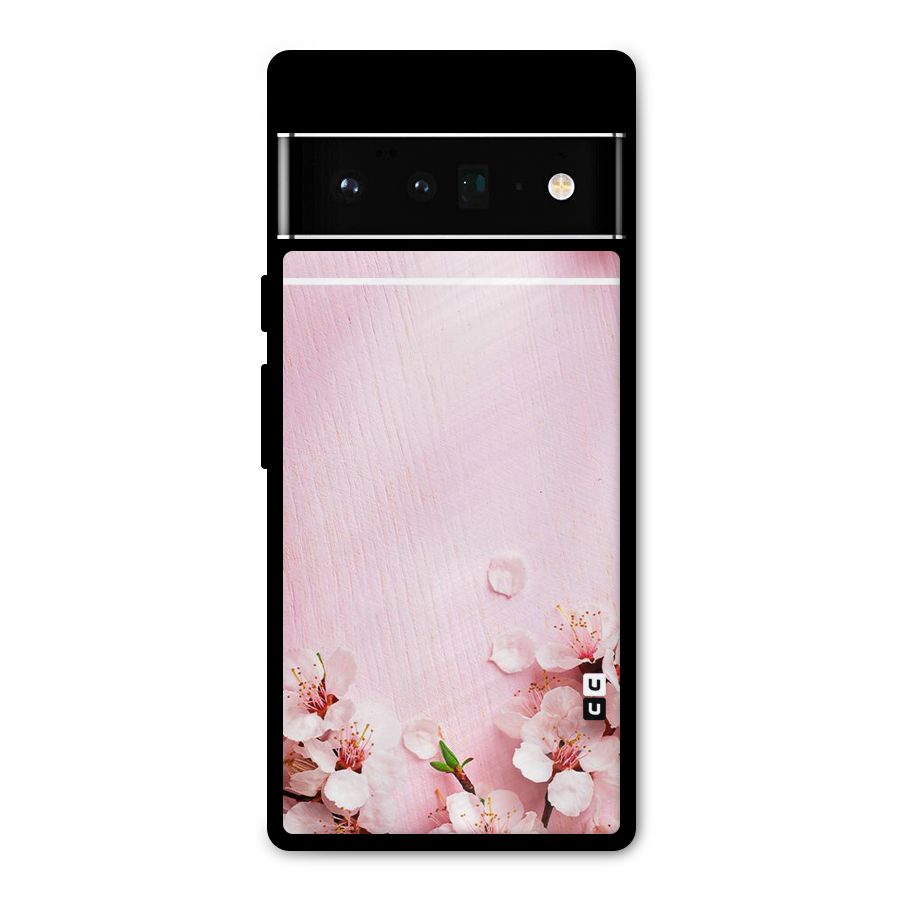 Blossom Frame Pink Metal Back Case for Google Pixel 6 Pro