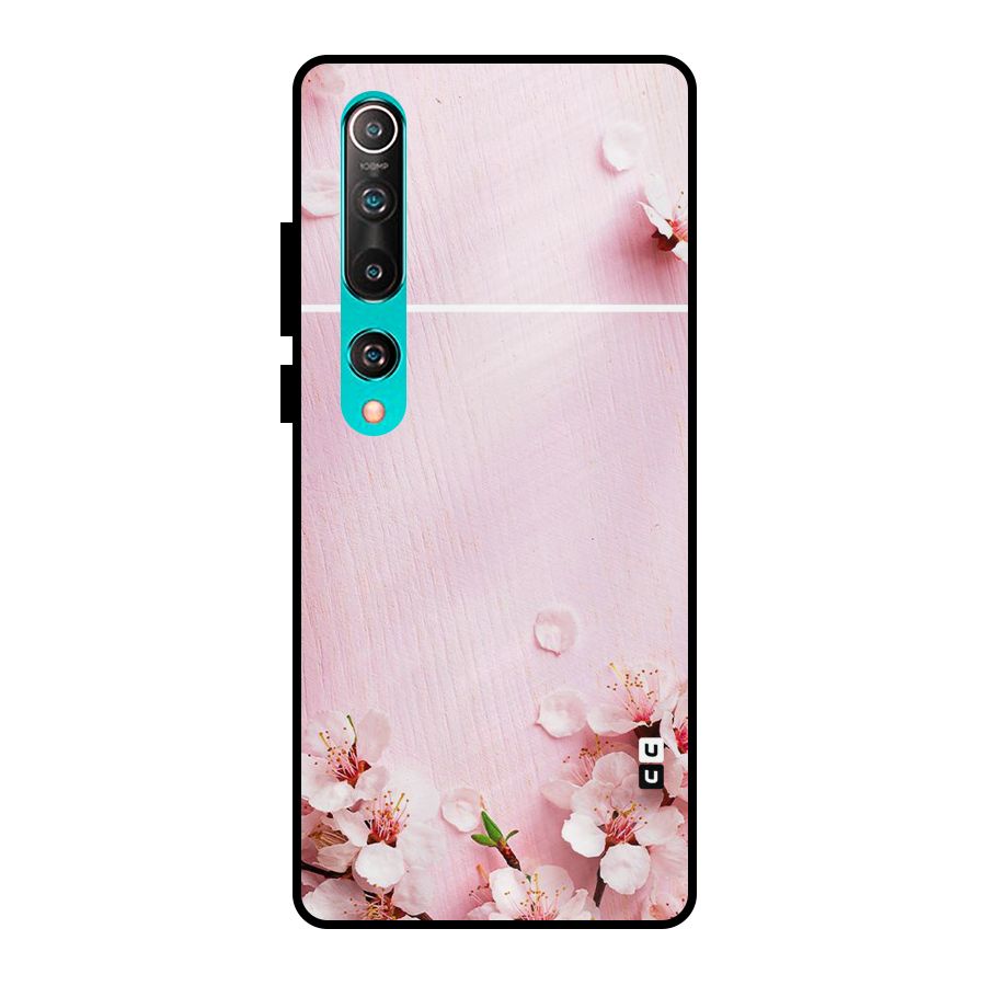 Blossom Frame Pink Metal Back Case for Mi 10