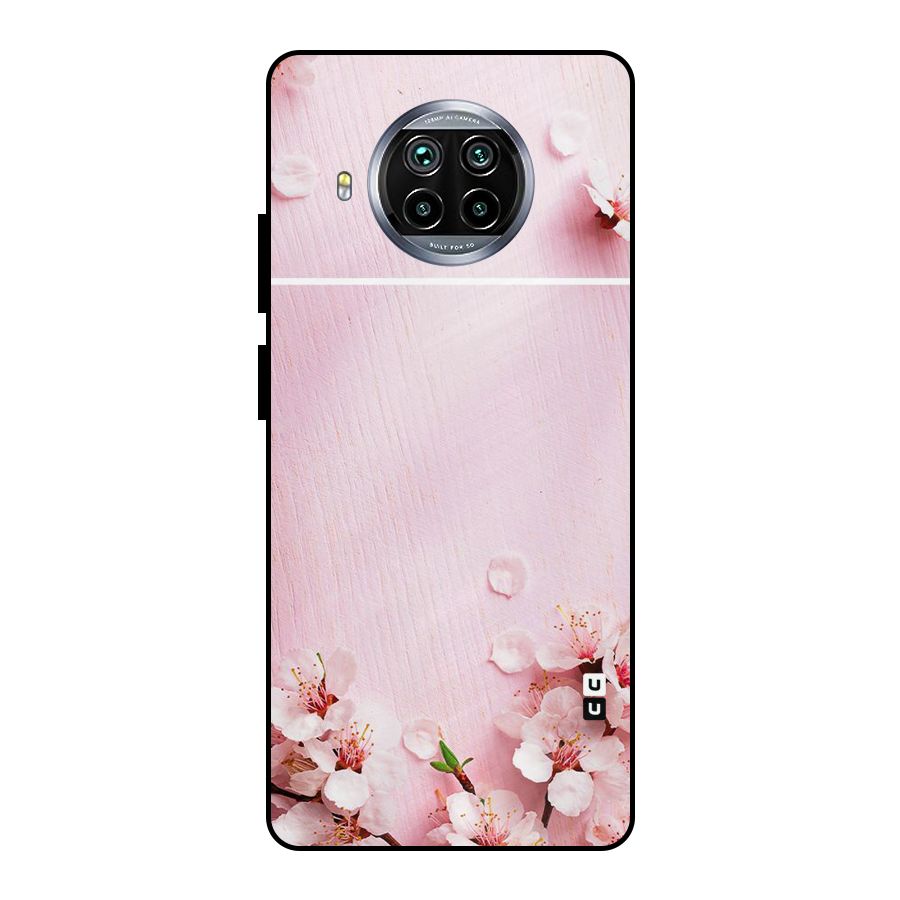 Blossom Frame Pink Metal Back Case for Mi 10i