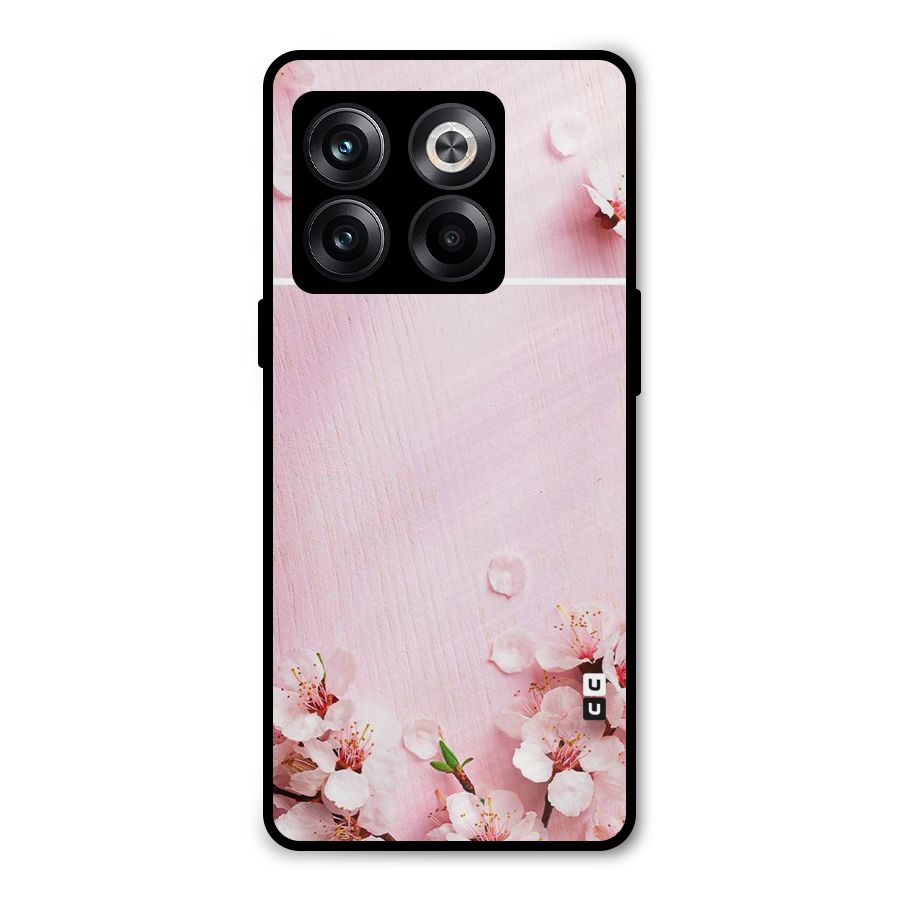 Blossom Frame Pink Metal Back Case for OnePlus 10T