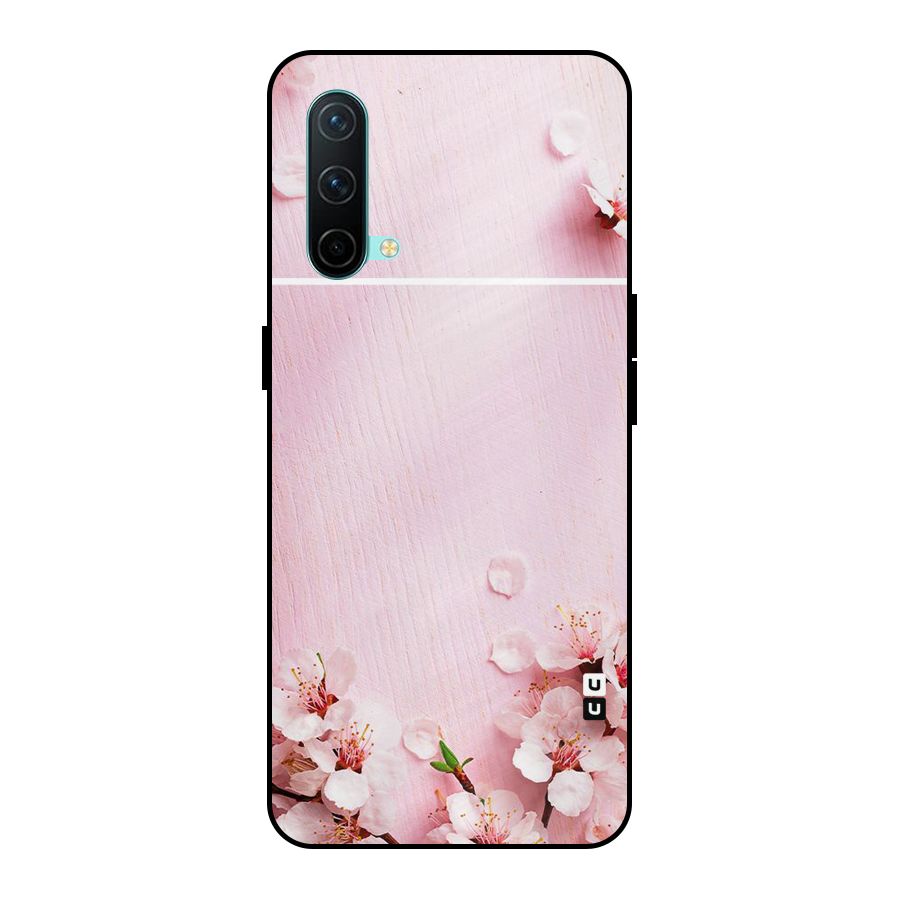 Blossom Frame Pink Metal Back Case for OnePlus Nord CE 5G