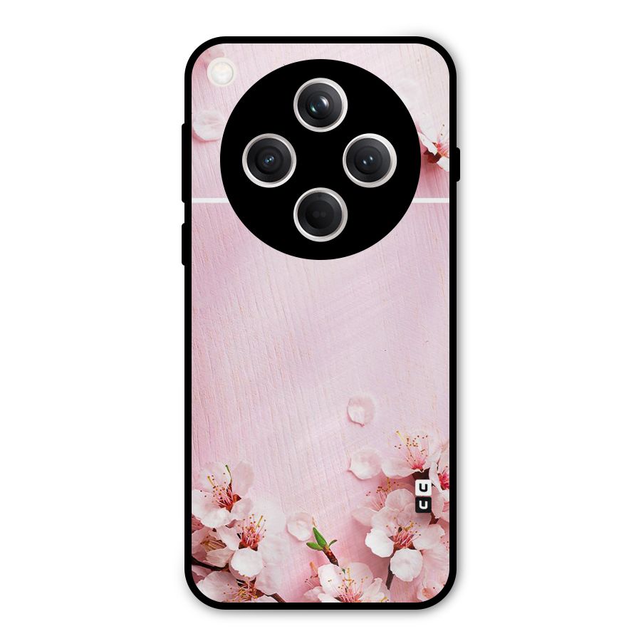 Blossom Frame Pink Metal Back Case for Oppo Find X8