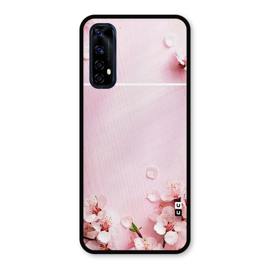 Blossom Frame Pink Metal Back Case for Realme 7
