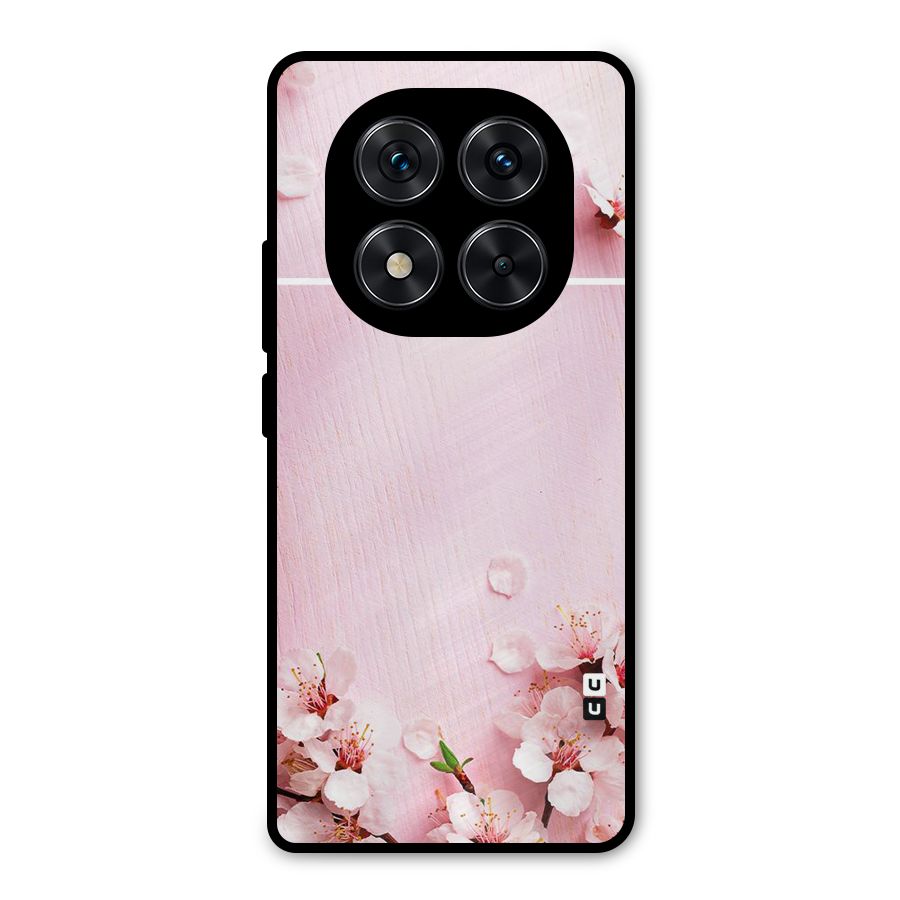Blossom Frame Pink Metal Back Case for Redmi Note 14 Pro 5G