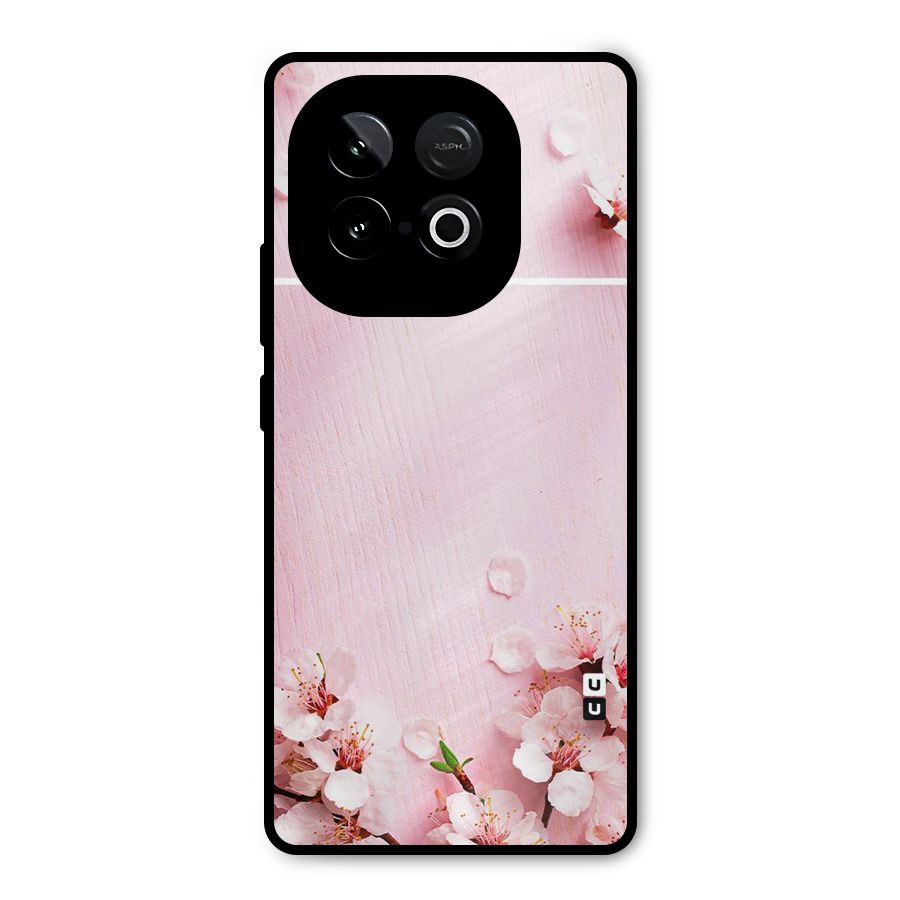 Blossom Frame Pink Metal Back Case for iQOO Neo 10