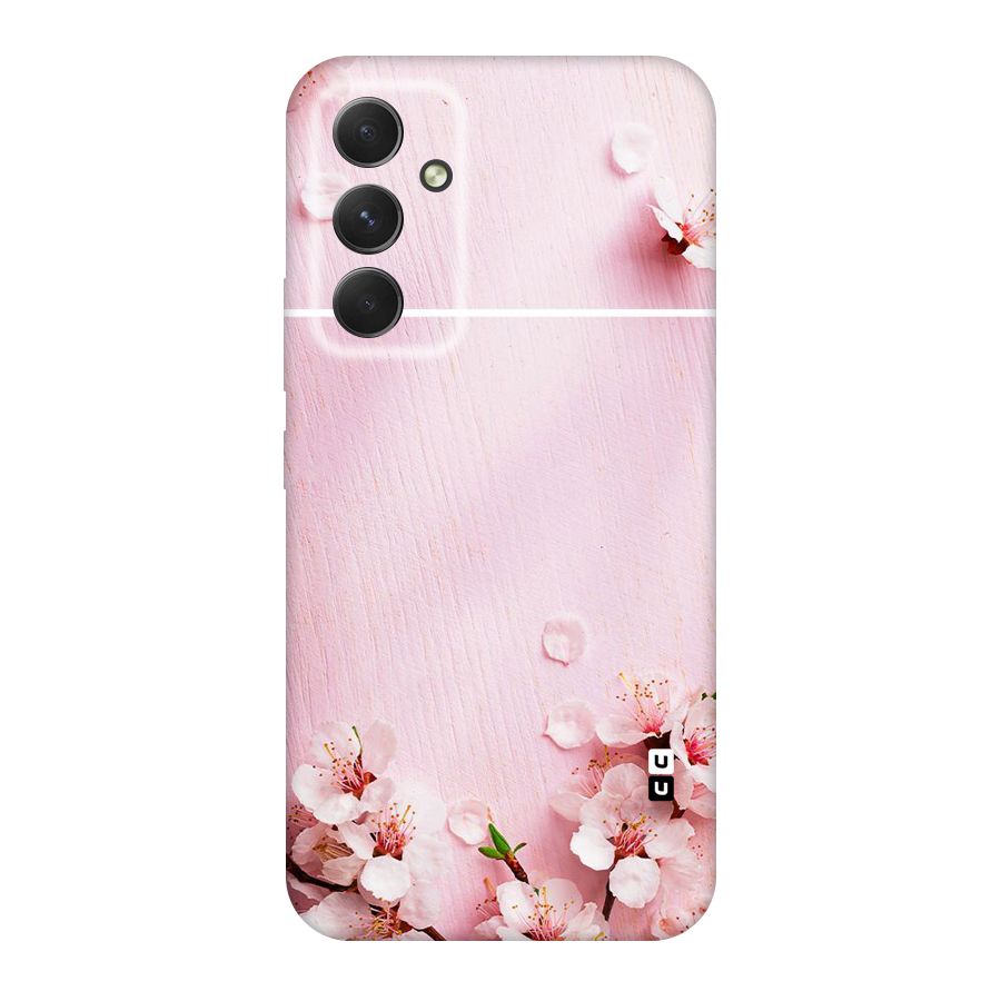 Blossom Frame Pink Original Polycarbonate Back Case for Galaxy A54