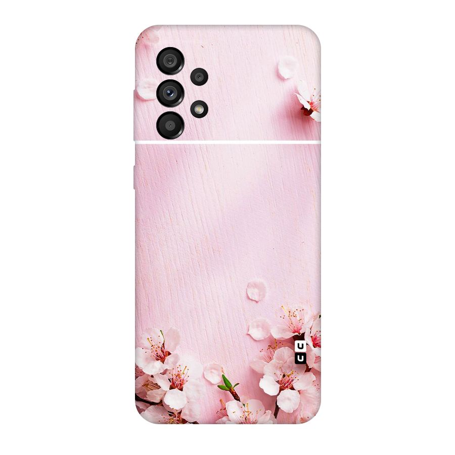 Blossom Frame Pink Original Polycarbonate Back Case for Galaxy A73 5G