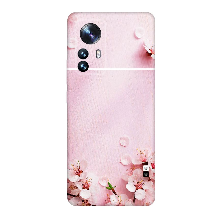Blossom Frame Pink Original Polycarbonate Back Case for Xiaomi 12 Pro
