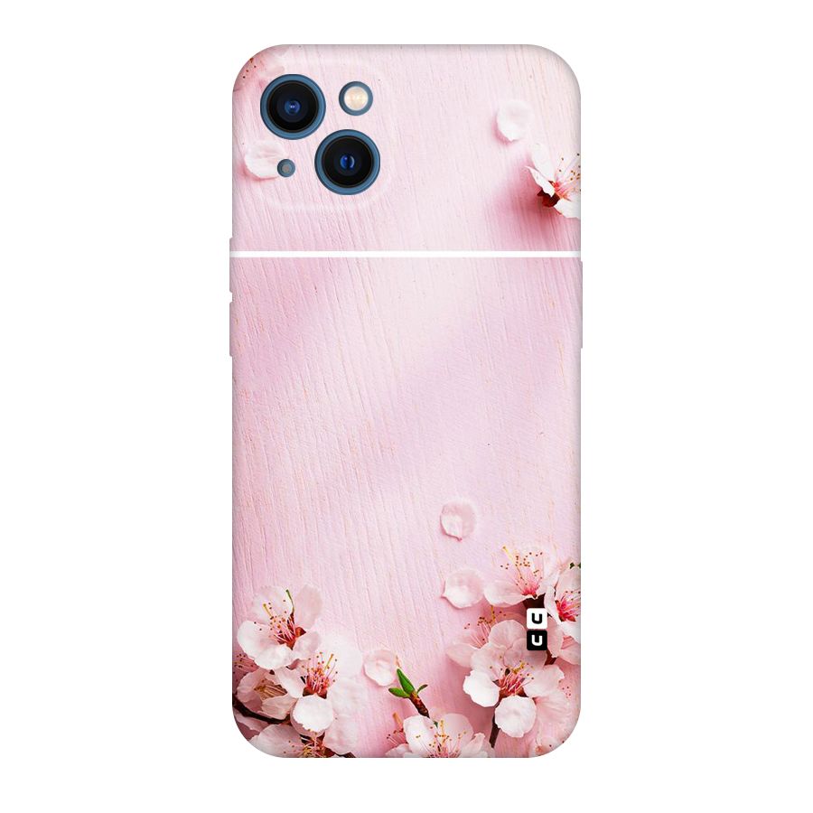 Blossom Frame Pink Original Polycarbonate Back Case for iPhone 13