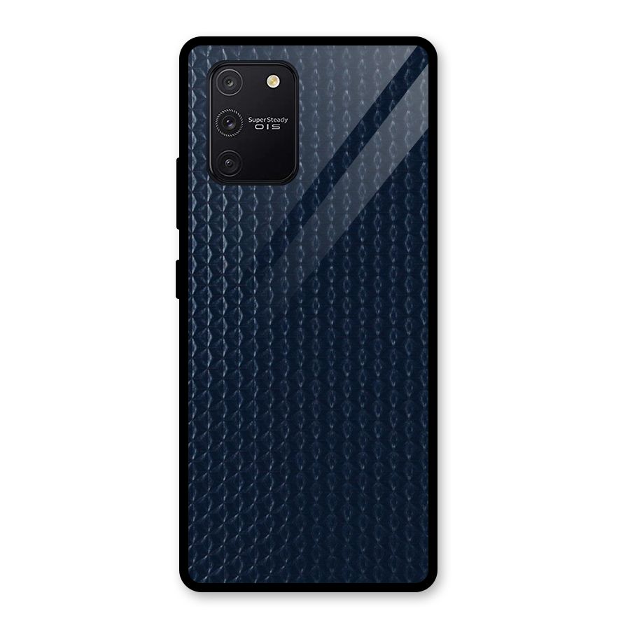 Blue Pattern Glass Back Case for Galaxy S10 Lite