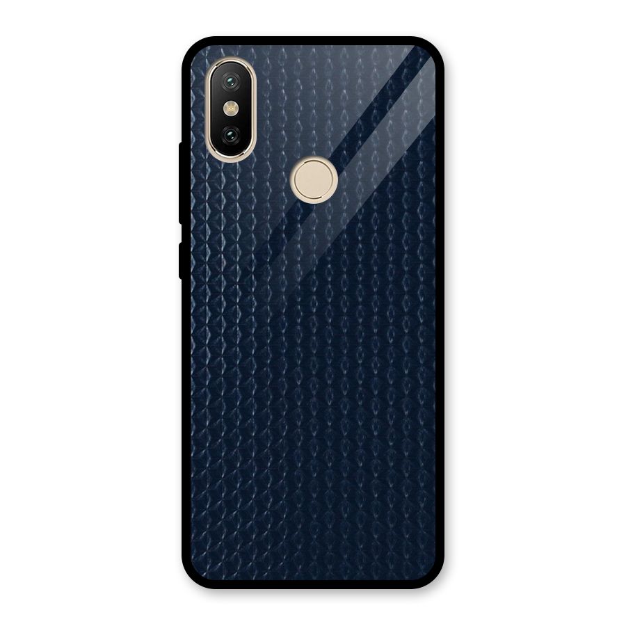 Blue Pattern Glass Back Case for Redmi A2
