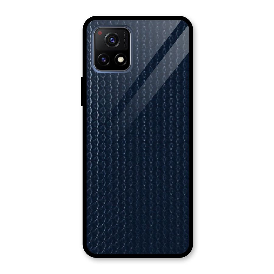Blue Pattern Glass Back Case for Vivo Y72 5G