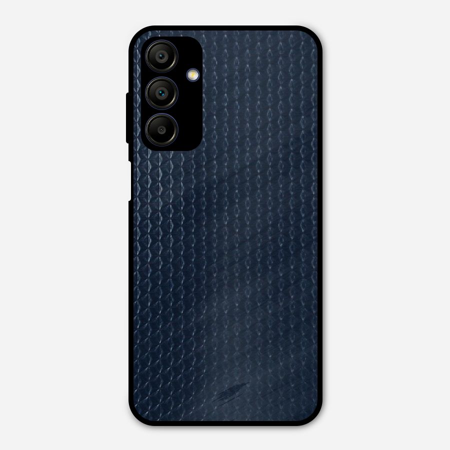 Blue Pattern Metal Back Case for Galaxy A15 5G