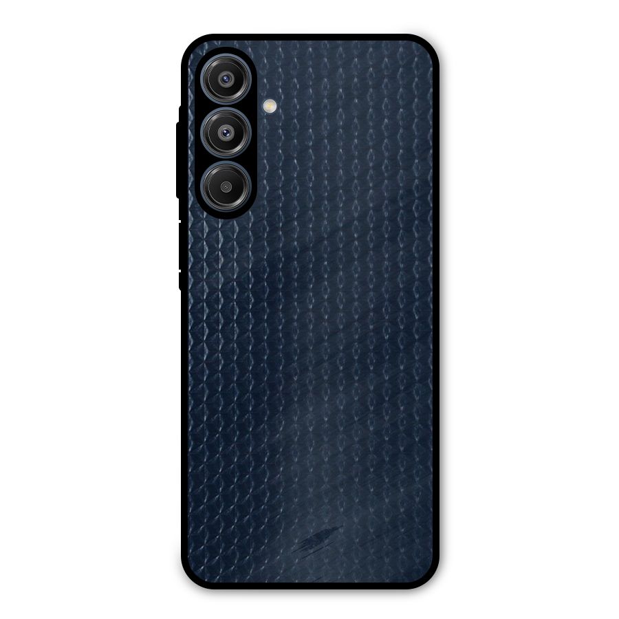 Blue Pattern Metal Back Case for Galaxy A16 5G