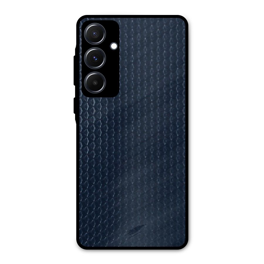 Blue Pattern Metal Back Case for Galaxy A55