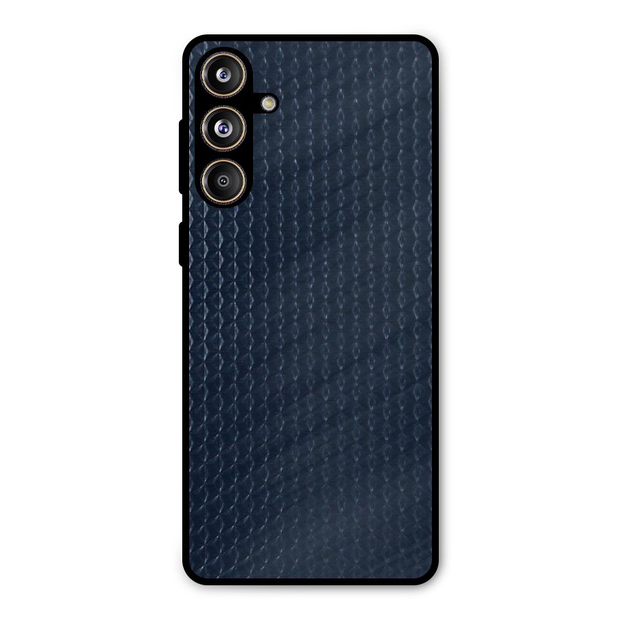 Blue Pattern Metal Back Case for Galaxy F55