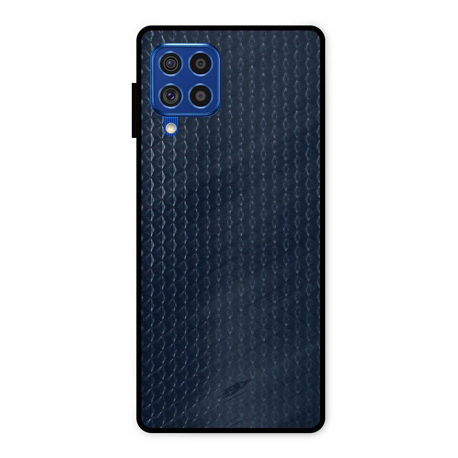 Blue Pattern Metal Back Case for Galaxy F62