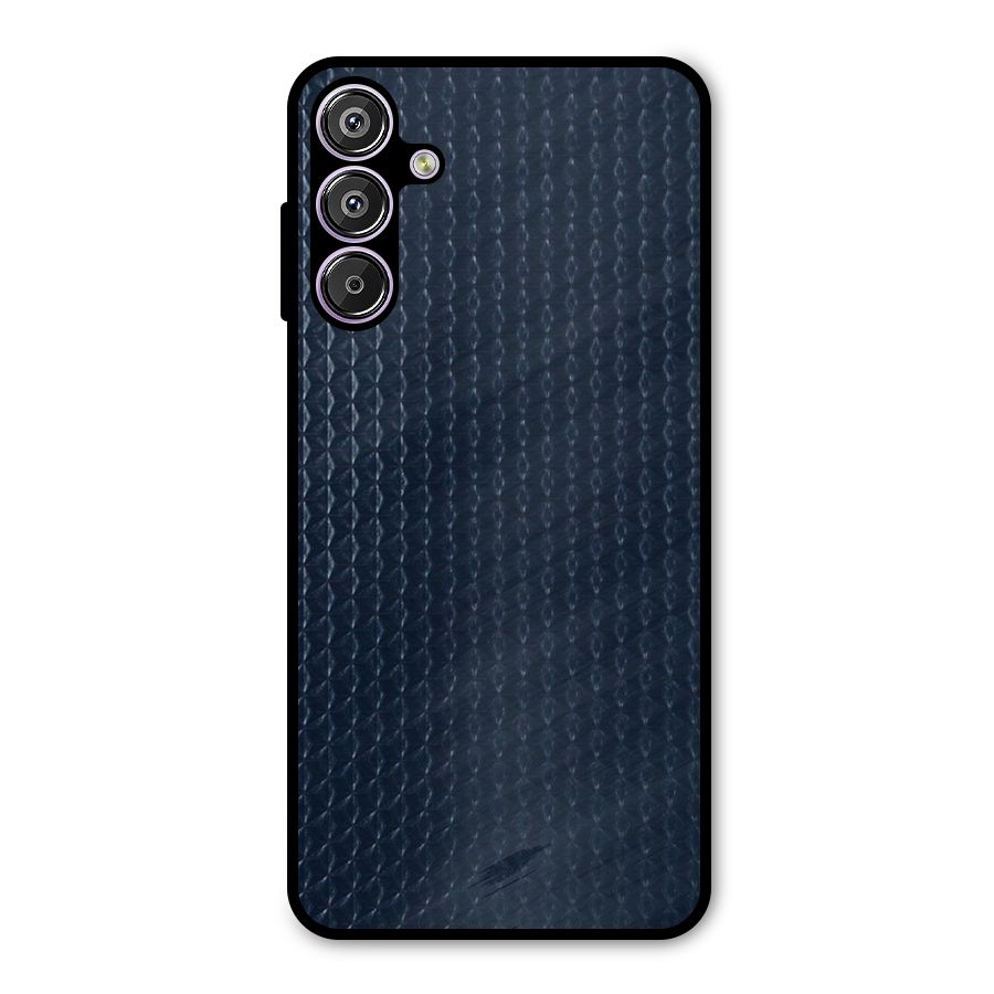 Blue Pattern Metal Back Case for Galaxy M15