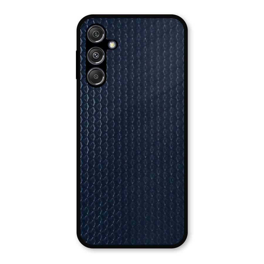 Blue Pattern Metal Back Case for Galaxy M34 5G