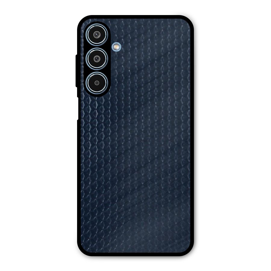 Blue Pattern Metal Back Case for Galaxy M35