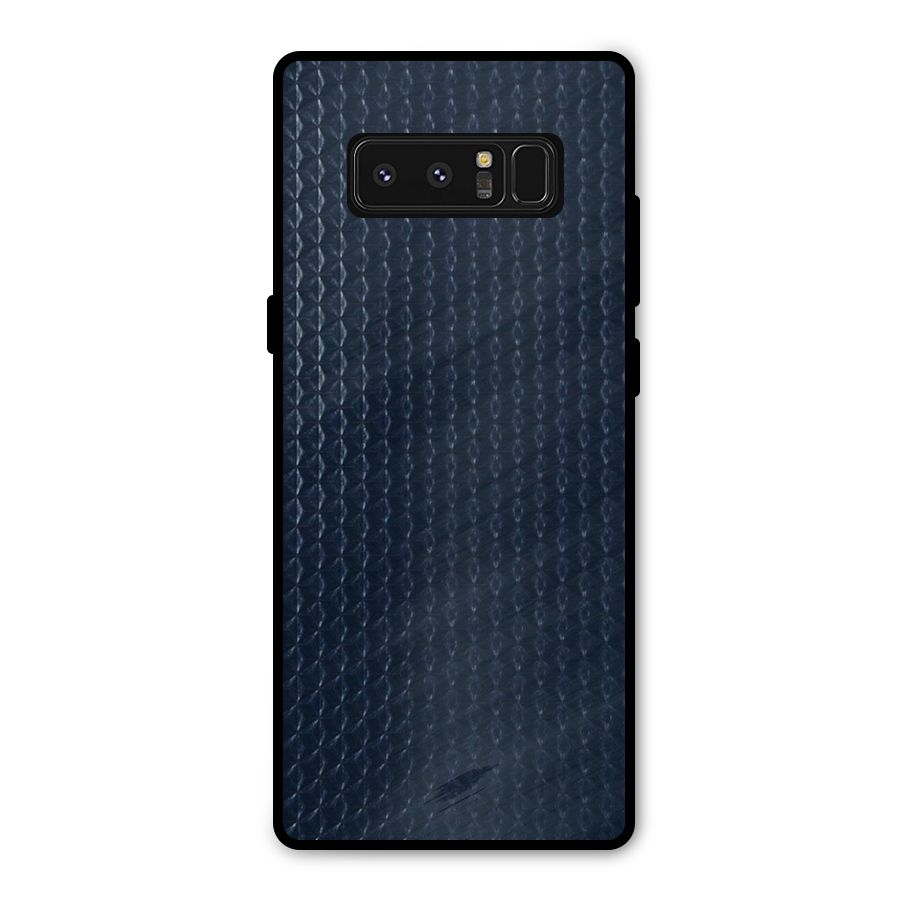 Blue Pattern Metal Back Case for Galaxy Note 8