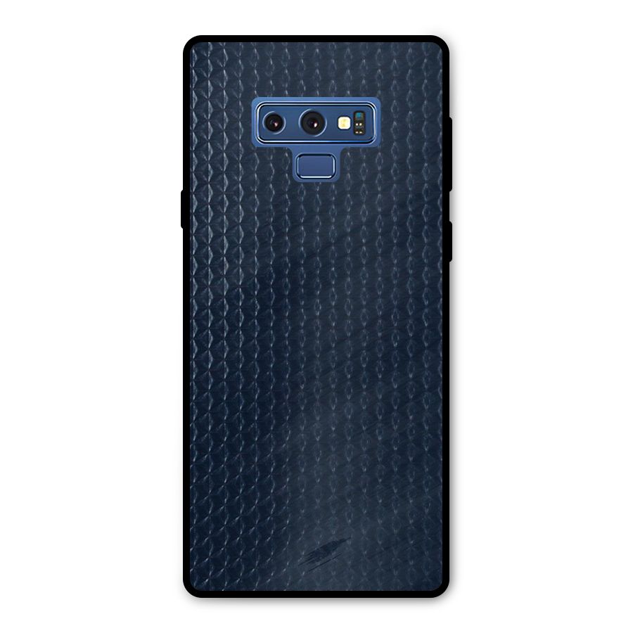 Blue Pattern Metal Back Case for Galaxy Note 9