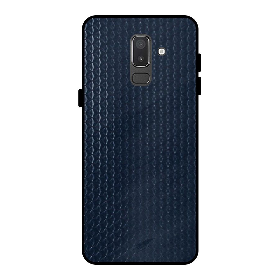 Blue Pattern Metal Back Case for Galaxy On8 (2018)