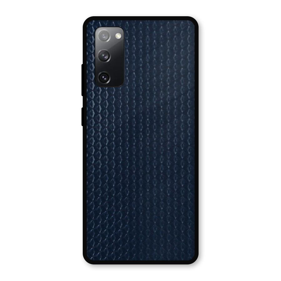 Blue Pattern Metal Back Case for Galaxy S20 FE 5G