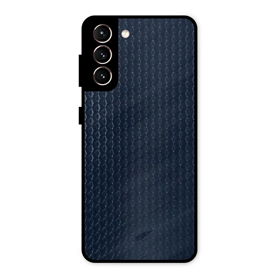 Blue Pattern Metal Back Case for Galaxy S21 5G