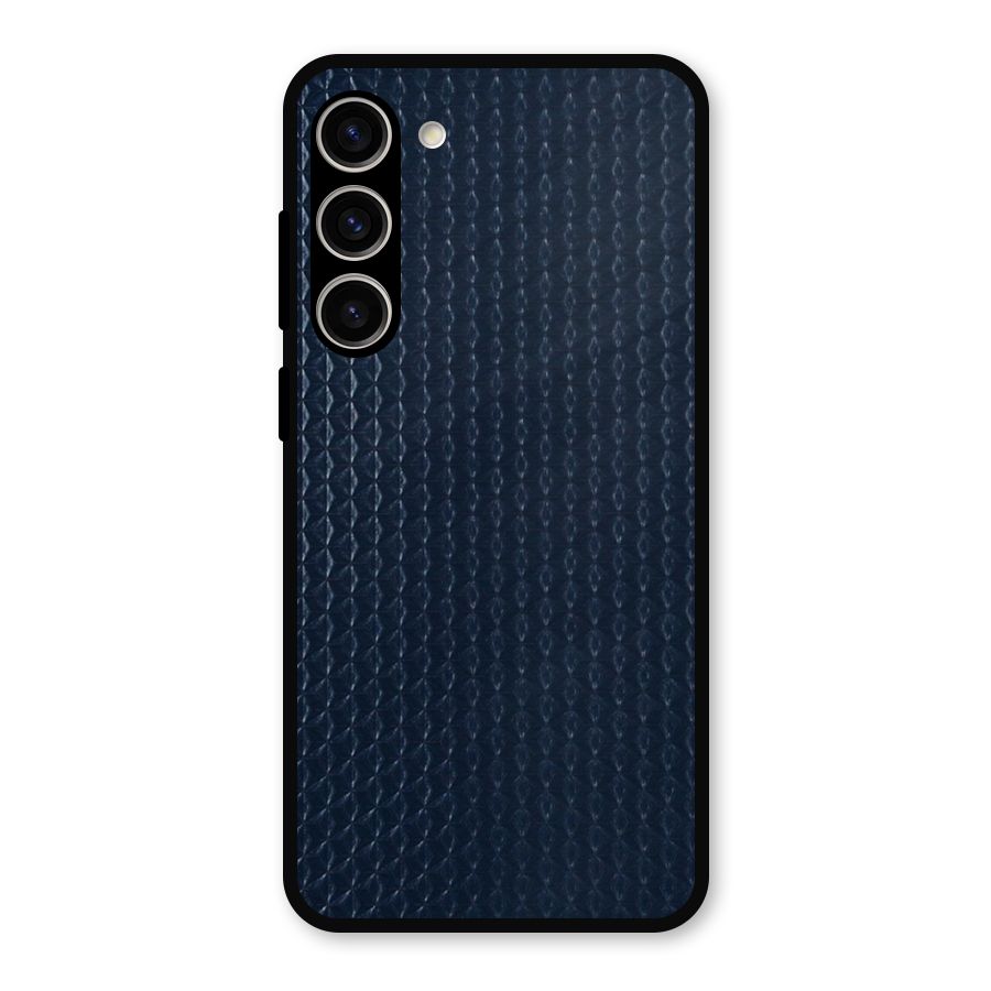 Blue Pattern Metal Back Case for Galaxy S23 Plus