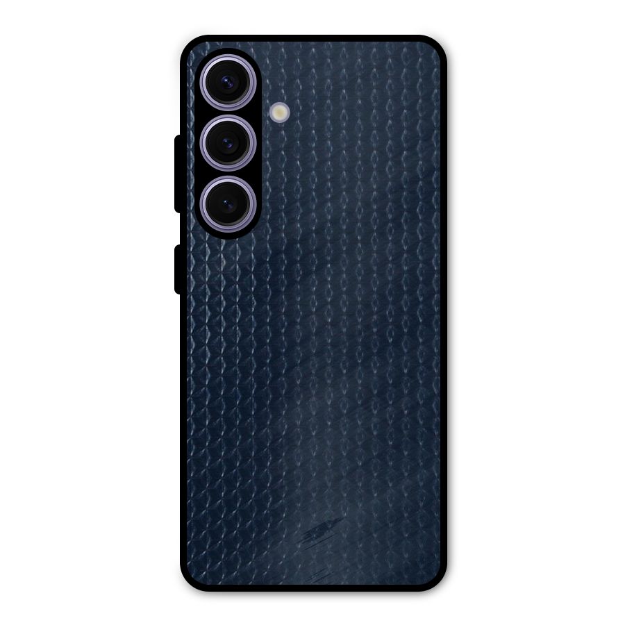 Blue Pattern Metal Back Case for Galaxy S24