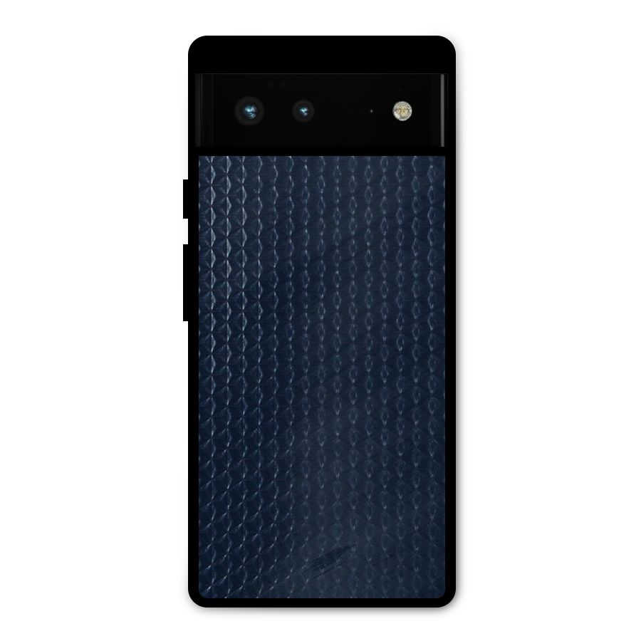 Blue Pattern Metal Back Case for Google Pixel 6