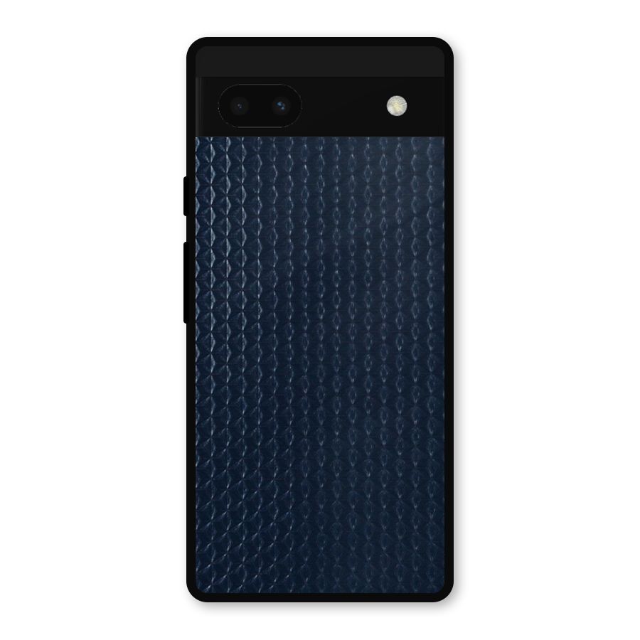 Blue Pattern Metal Back Case for Google Pixel 6a