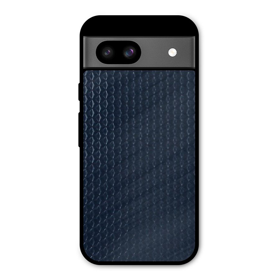 Blue Pattern Metal Back Case for Google Pixel 8a