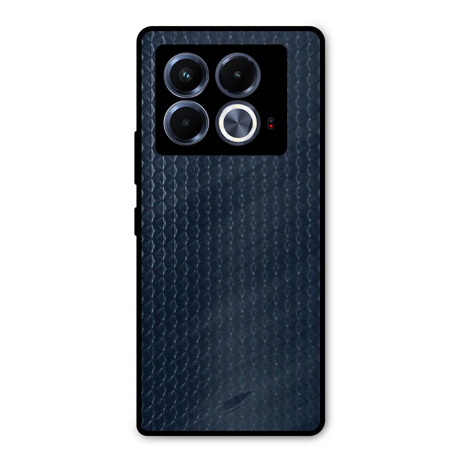 Blue Pattern Metal Back Case for Infinix Note 40 5G