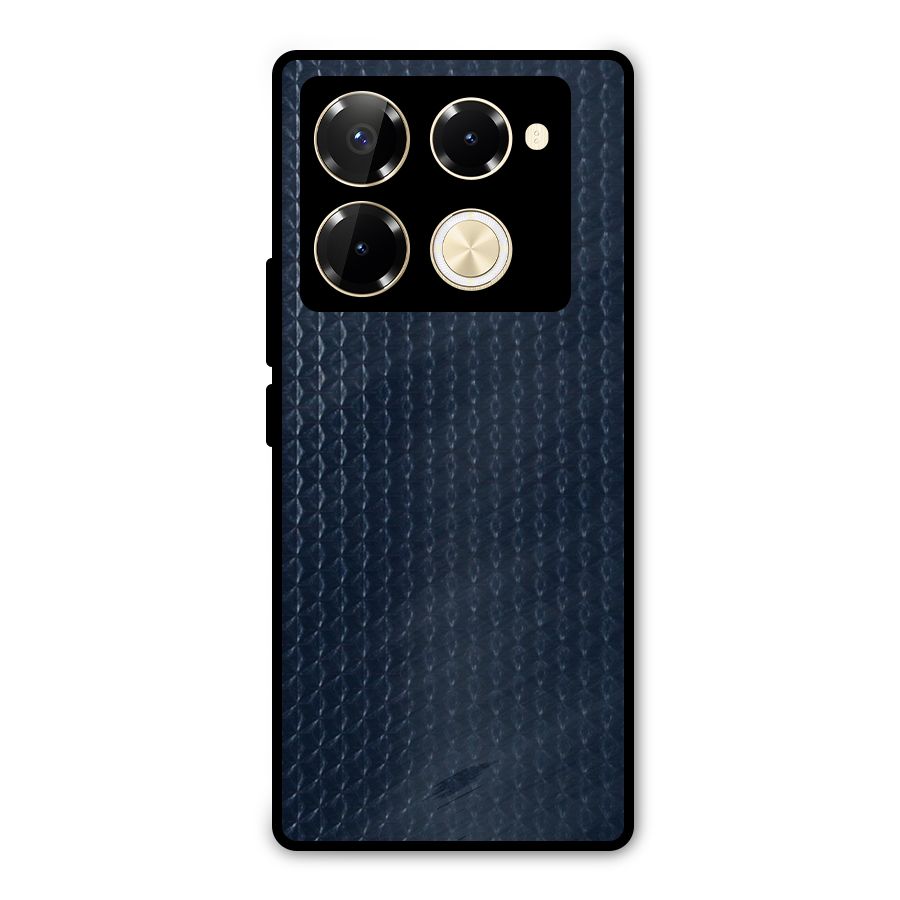 Blue Pattern Metal Back Case for Infinix Note 40 Pro Plus