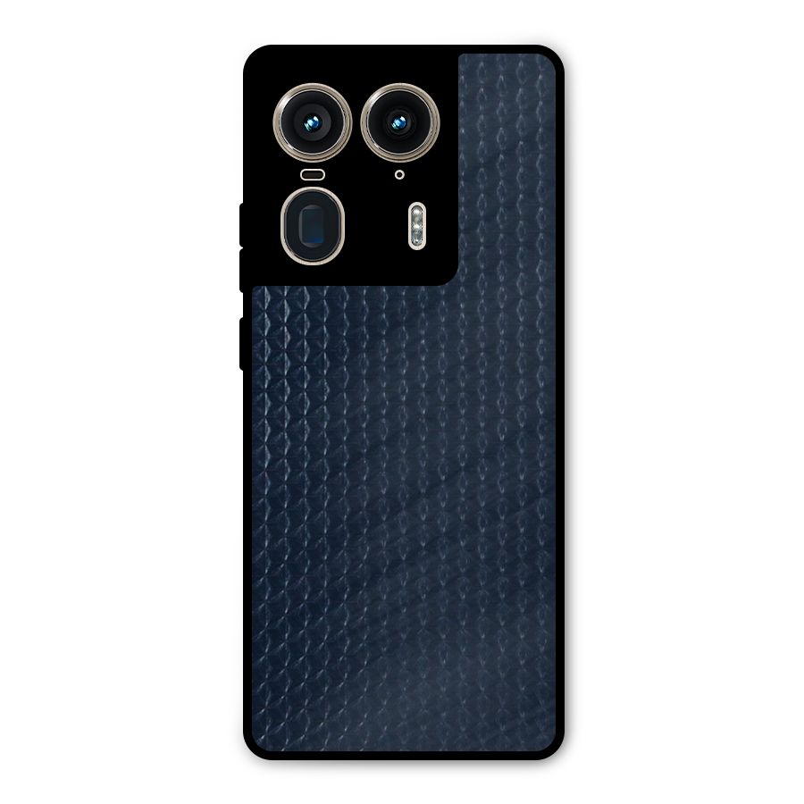 Blue Pattern Metal Back Case for Motorola Edge 50 Ultra